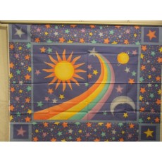 Stars & Moon - Periwinkle